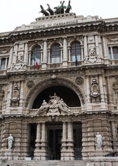 Fototapeta na wymiar Corte di Cassazione building in Rome - Italy