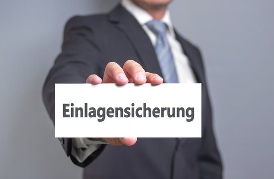 Einlagensicherung - Konzept