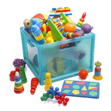box with toys