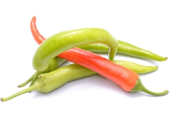 Chili pepper isolated on white background