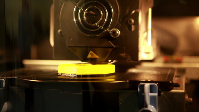 3d printer printing an object