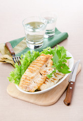 grilled cod