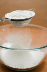 sift flour