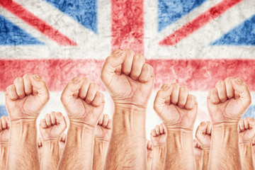 Great Britain Labour movement, workers union strike