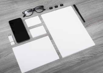 Letterhead, identity design mockup