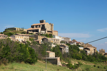 Fototapeta premium View on Ujue, Navarre, Northern Spain