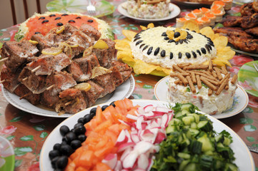 kebab and other dishes