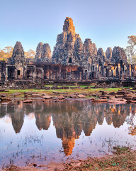 Fototapeta na wymiar Bayon temple, Angkor, Siem Reap, Cambodia