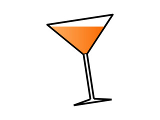 Glass for drink, cocktails, party