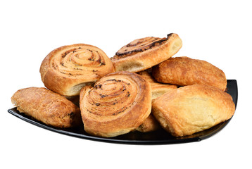 Cakes on a plate