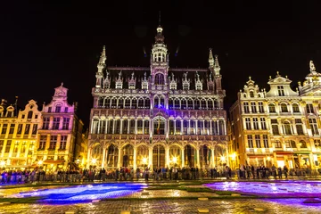 Acrylic prints Brussels The Grand Place in Brussels