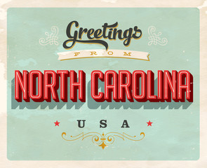 Vintage Touristic Greeting Card - Vector EPS10