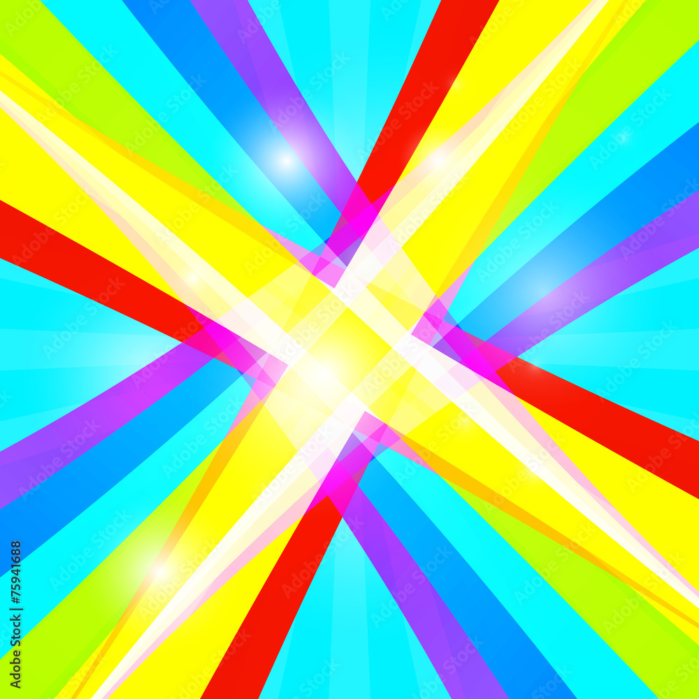 Poster abstract vector retro colorful background
