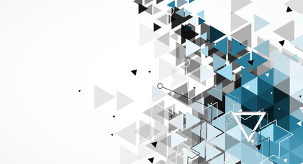 Colorful abstract geometric background for design