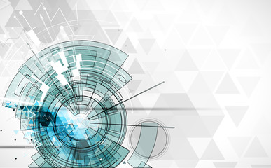 abstract technology background Business & development direction