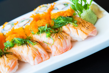 Salmon sushi