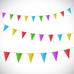 Fototapeta premium Vector Bunting Banners