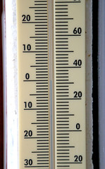 Mercury mark at zero degrees temperature