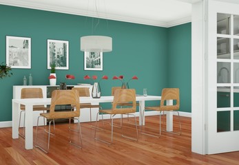 moderne Wohung Interieur Design