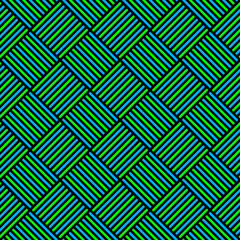 Abstract geometric seamless pattern. Colorful lines over black b