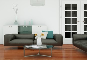 moderne Wohung Interieur Design