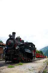 Zillertalbahn in den Alpen - Österreich