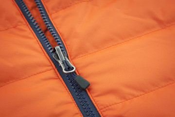 Orange canvas with ziplock background