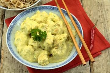sauté de volaille au curry