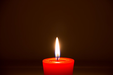 Obraz na płótnie Canvas Close Up of burning candle