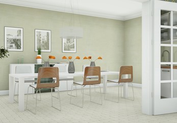 moderne Wohung Interieur Design