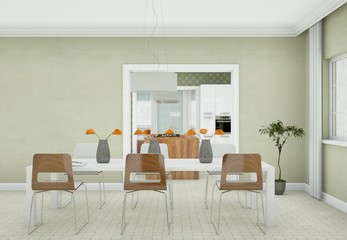 moderne Wohung Interieur Design