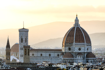 Florence  Duomo Santa Maria Del Fiore from Piazzale Michelangelo