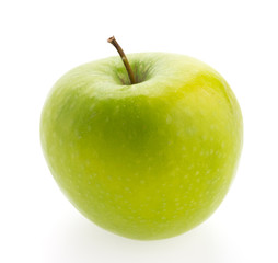 Green apple isolated on white background