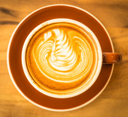 Latte coffee