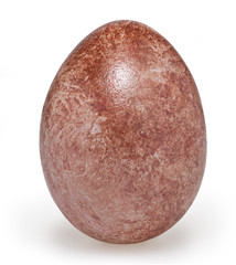 Easter egg isolated on white background with clipping path