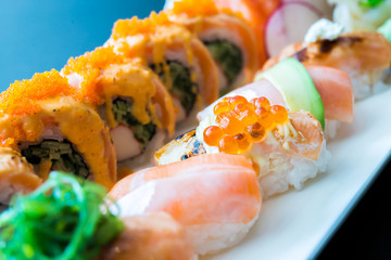 Salmon sushi