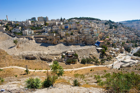 Kidron valley in Jerusalem