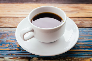 Coffee cup in coffee shop