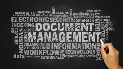 document management word cloud