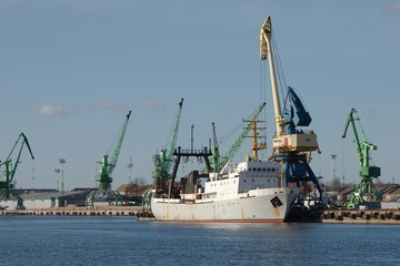 Fototapeta premium Industrial dock
