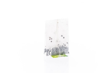 Paper bag with dried tea