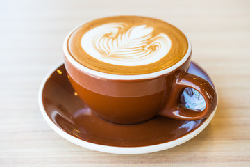 Latte coffee cup