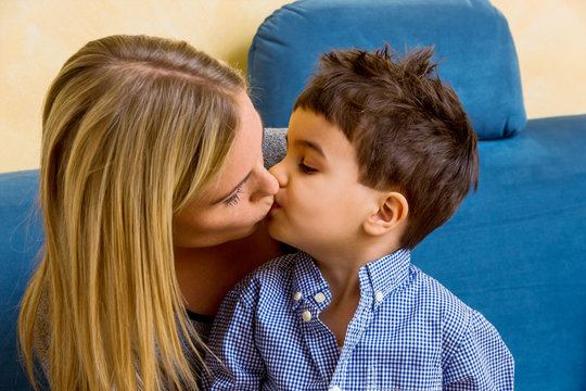 Mutter und Sohn