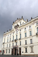 Fototapeta na wymiar View of white palace