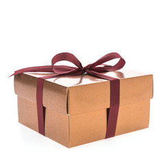 Gold gift box