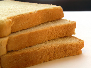 toast bread close up