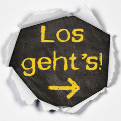 Tafel - Los geht`s