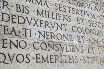 Res Gestae dell'imperatore Augusto