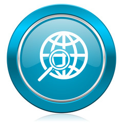 search blue icon