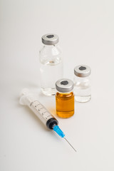 vials and syringe